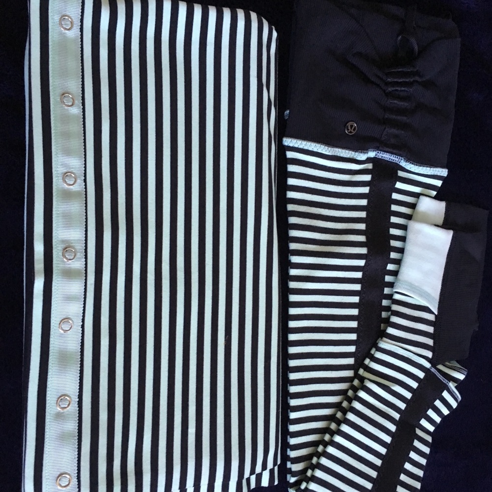 RARE Mint/Blk Vinyasa & Leg Warmer COMBO - Picture 2 of 4